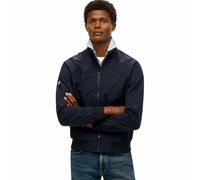 Superdry Giubbotto uomo ultra light in nylon giacca Harrington impermeabile colore blu navy taglia L