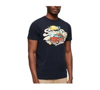 Superdry - Grafica Eclipse Summer Vibes T-shirt - - Tops - Uomo - Nero - S