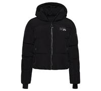 Superdry Hooded Boxy Puffer Jacket Giacca, Nero, 48 Donna