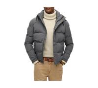 Superdry, ,Jackets ,Uomo ,Grigio ,L Giacca con Cappuccio Grigia con Zip per Uomo