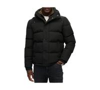 Superdry, ,Jackets ,Uomo ,Nero ,M Giacca con Cappuccio Nera con Zip