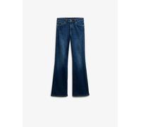 Superdry Jeans Superdry a vita media e gamba svasata blu