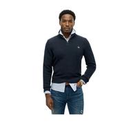 Superdry, ,Knitwear ,Uomo ,Blu ,XL Truckers Collar Knit Jumper