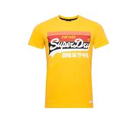 Superdry M1011000A Vl Cali Stripe Tee Uomo, Giallo (Utah Gold), Small