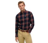 Superdry Uomo Camicia da boscaiolo in cotone a maniche lunghe, Multicolore
