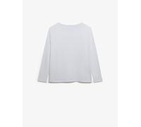 Superdry Maglia a maniche lunghe con scollo a barca in tessuto slub di Superdry Studios 42 Bianco