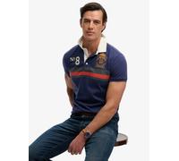 Superdry Maglia da rugby a maniche corte Superdry Double Emblem. large blu