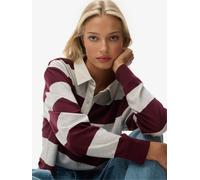 Superdry Maglia da rugby a righe con taglio corto Superdry Athletic Essential 38 rosso