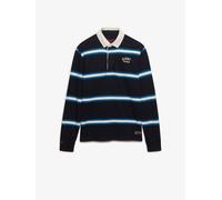 Superdry Maglia da rugby a righe sportive vintage Superdry medium blu