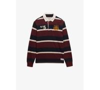 Superdry Maglia da rugby Superdry con doppia striscia e logo. xlarge rosso