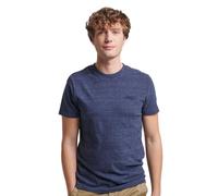 Superdry Uomo T-shirt ricamata con logo vintage, Blu