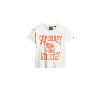 Superdry Maglietta arancione / bianco Donna Superdry XL