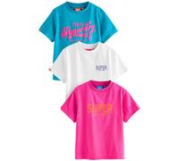 Superdry Maglietta 'Athletic' blu / lavanda / rosa / bianco Bambini Superdry 140