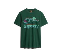Superdry Maglietta blu chiaro / smeraldo / giada / lilla scuro Uomo Superdry L