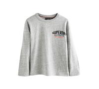 Superdry Maglietta blu scuro / grigio sfumato / arancione / nero Bambini Superdry 104