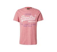 Superdry Maglietta 'Classic' lilla / rosso sfumato / bianco Uomo Superdry M