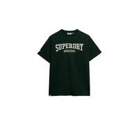 Superdry Maglietta da donna oversize Athletic Essentials, verde smaltato, 46