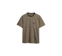 Superdry Textured Stripe Pocket Short Sleeve T-shirt Marrone S Uomo