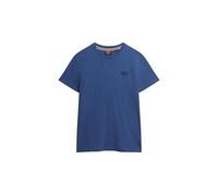 Superdry Vintage Logo EMB Tee T-Shirt, Bright Blue Marl, S Uomo