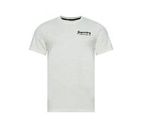 Superdry Maglietta da Uomo Vintage Merch Store, New Chalk Slub, S