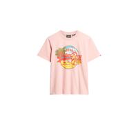 Superdry Maglietta giallo / verde / rosa / rosso Donna Superdry S giallo / verde / rosa / rosso