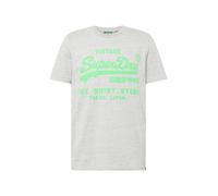 Superdry Maglietta grigio sfumato / verde chiaro Uomo Superdry L grigio sfumato / verde chiaro