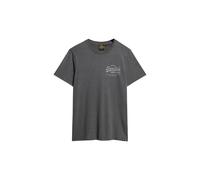 Superdry Maglietta 'Heritage' grigio chiaro / grigio scuro Uomo Superdry S grigio chiaro / grigio scuro