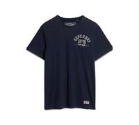 Superdry Maglietta marino / grigio / grigio chiaro / rosso Uomo Superdry M marino / grigio / grigio chiaro / rosso