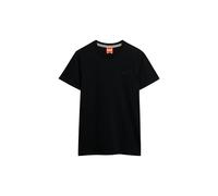 Superdry Maglietta Ricamata Camicia, Nero/Nero, M Unisex-Adulto