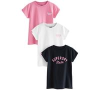 Superdry Maglietta rosa / nero / bianco Bambini Superdry 140