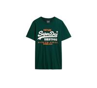 Superdry Maglietta Stampata T-Shirt, Verde Pino, L Uomo