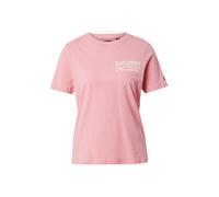 Superdry Maglietta 'TOKYO' blu chiaro / rosa chiaro / rosso fuoco / bianco Donna Superdry L blu chiaro / rosa chiaro / rosso fuoco / bianco