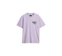 Superdry Maglietta 'Travel' giallo scuro / verde chiaro / lavanda / bianco Uomo Superdry M giallo scuro / verde chiaro / lavanda / bianco