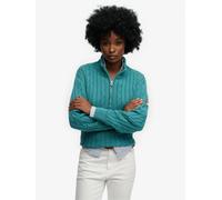 Superdry Maglione Superdry Slouchy Cable Half Zip 42 verde