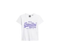 Superdry Neon VL Graphic Fitted Tee W1011410A Optic Taglia 12, Ottico, 44