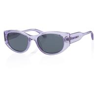 Superdry Occhiali da Sole Donna SDS 5007 161 Viola Crystal / Solid Fumare