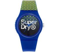 Superdry Orologio da uomo Urban Geo Sport Blue-Green Rubber Strap SYG268UN
