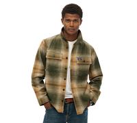 SUPERDRY Overshirt marrone chiaro | L