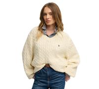 SUPERDRY OVERSIZED CABLE V JUMPER XS