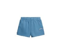 Superdry Pantaloncini da donna con logo Essential con tinta pezzo, Copen Blu, m