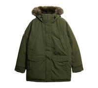 Superdry - Parka Everest con bordo in pelliccia sintetica - - Jackets - Uomo - Verde - S