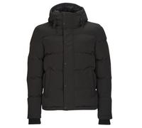 Superdry Piumino EVEREST SHORT HOODED PUFFER in Nero EU L