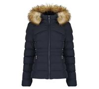 Superdry Piumino Hooded Faux Fur Fuji Padded Jacket in Marine IT 40