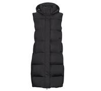Superdry Piumino LONGLINE HOODED PUFFER GILET in Nero IT 40