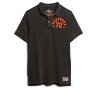 Superdry Polo Da Uomo - Polo Vintage Athletic, Logo, Monocromatico