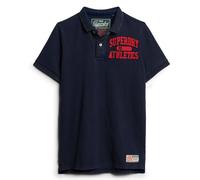 Superdry Polo Da Uomo - Polo Vintage Athletic, Logo, Monocromatico