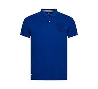 Superdry Polo da Uomo Vintage Superstate Scaffale Blu L