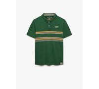 Superdry Polo in jersey a righe vintage Superdry medium verde