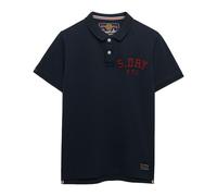 Superdry Polo Shirt Uomo - Vintage Athletic Polo, Logo, Cotone, Monocromo...