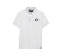 Superdry Polo Superdry Pique Monogram large blu